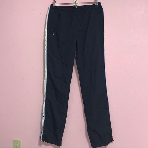 VTG Y2K Abercrombie & Fitch Navy Track Pants XS - Picture 1 of 10